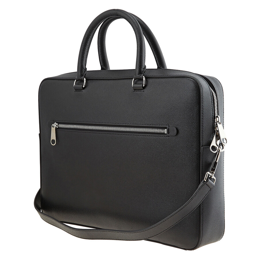 Burberry Black Grainy Leather Compact Briefcase 8014265 5045558482125