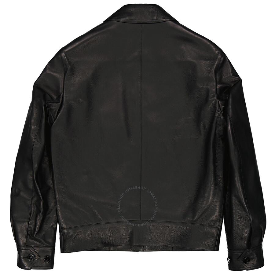 burberry leather bomber