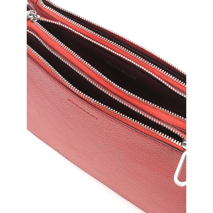 Burberry Bright Red Triple Zip Crossbody Bag 4076653 5045554661432