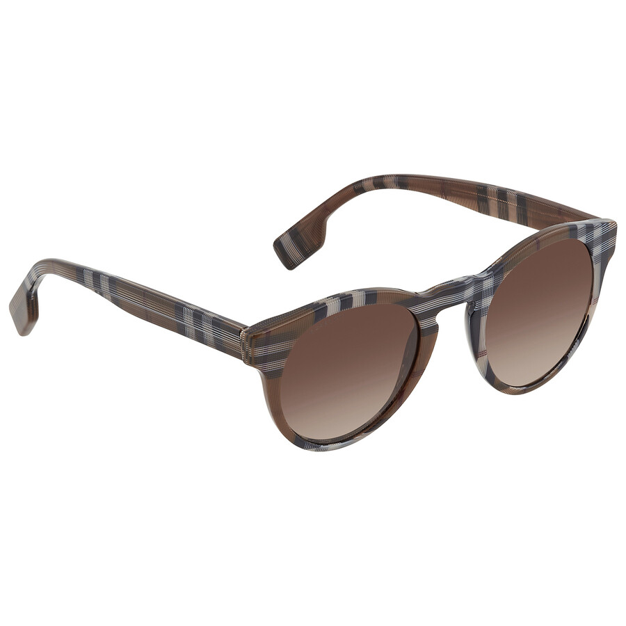 Burberry Brown Gradient Round Men's Sunglasses BE4359 396713 49