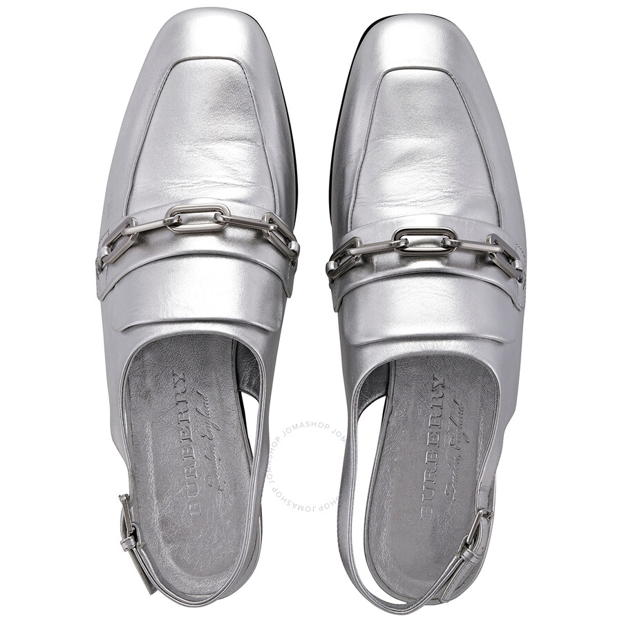 Burberry chewltown leather mule loafer Outlet