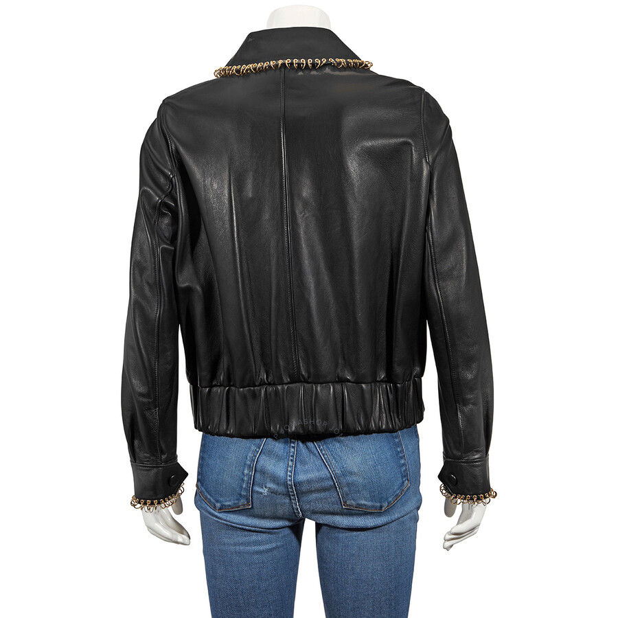 lambskin aviator jacket