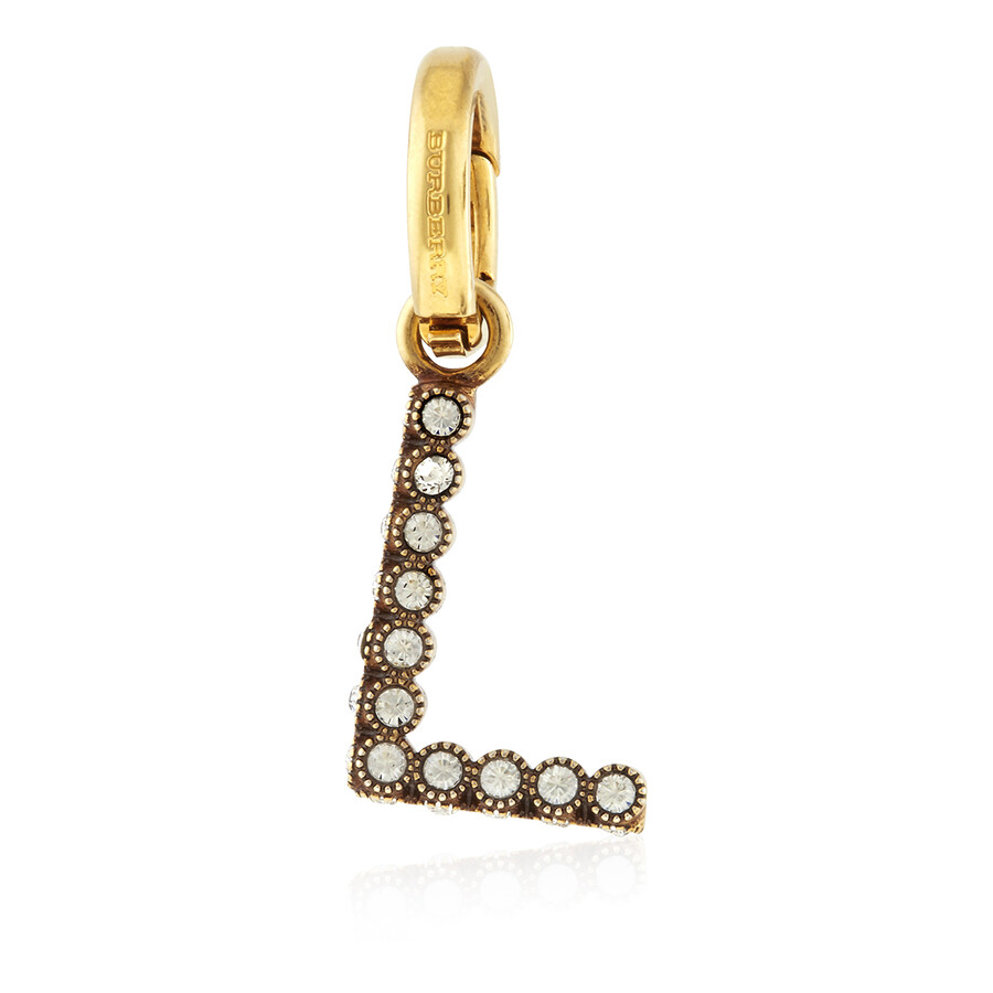 burberry initial charm
