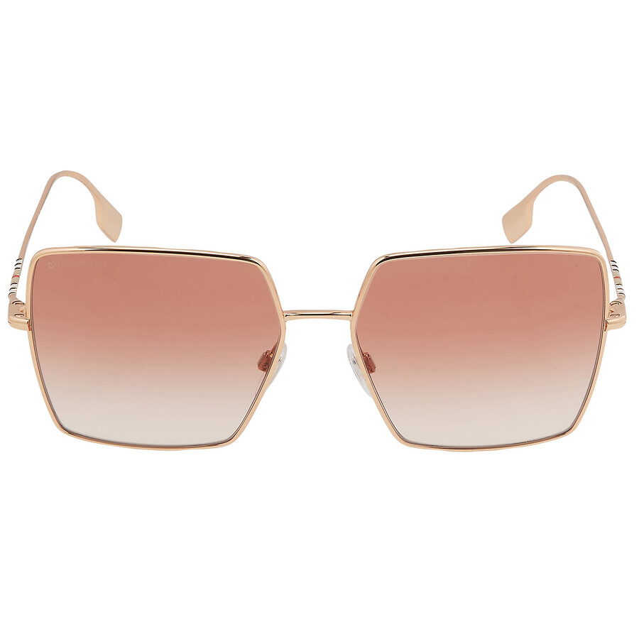 Burberry Daphne Gradient Pink Square Ladies Sunglasses BE3133 133713 58 8056597599955 Burberry