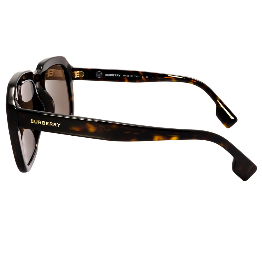 Burberry Dark Brown Square Men's Sunglasses BE4350 392073 55