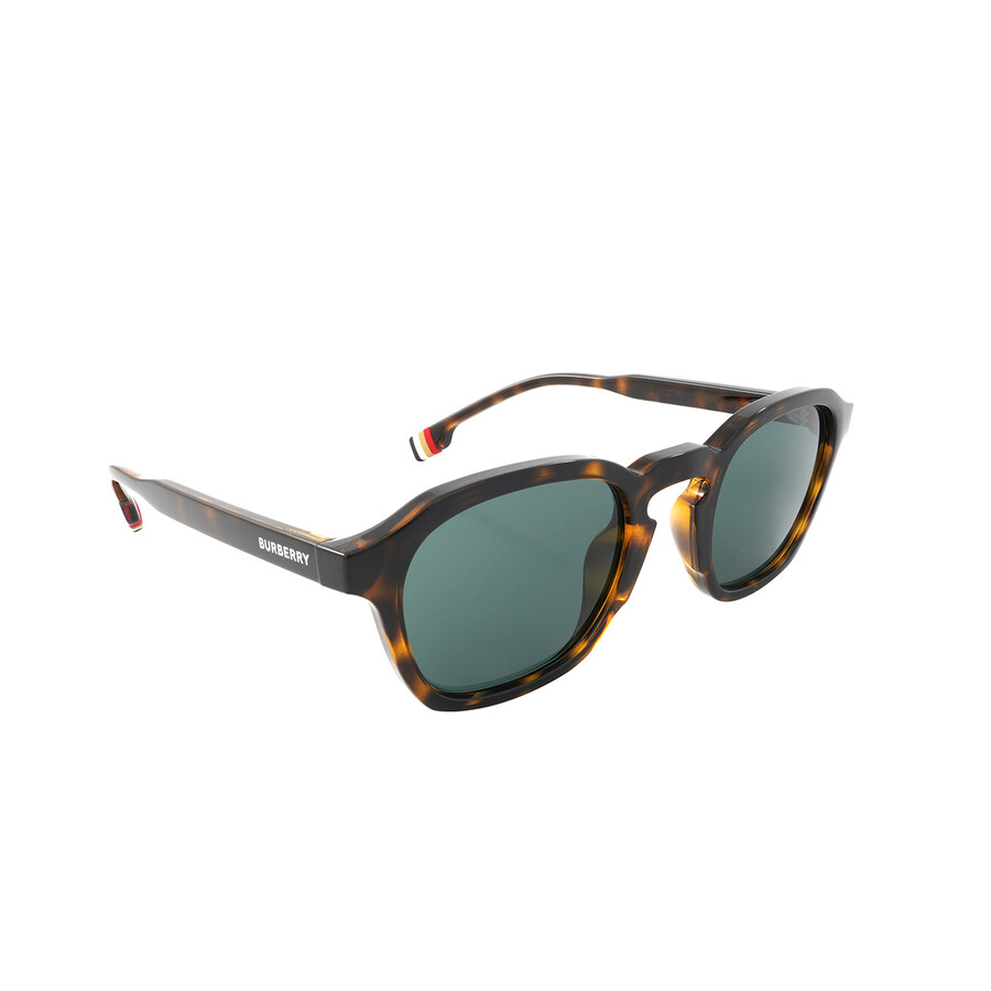 Burberry Dark Green Irregular Men's Sunglasses BE4378U 300271 49