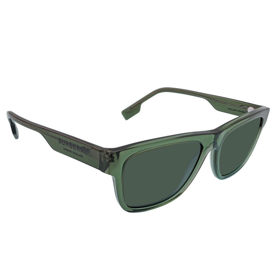 Burberry Dark Green Square Men's Sunglasses BE4293 394671 56