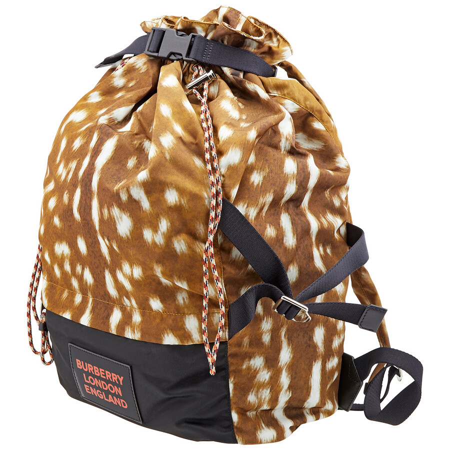 burberry print backpack