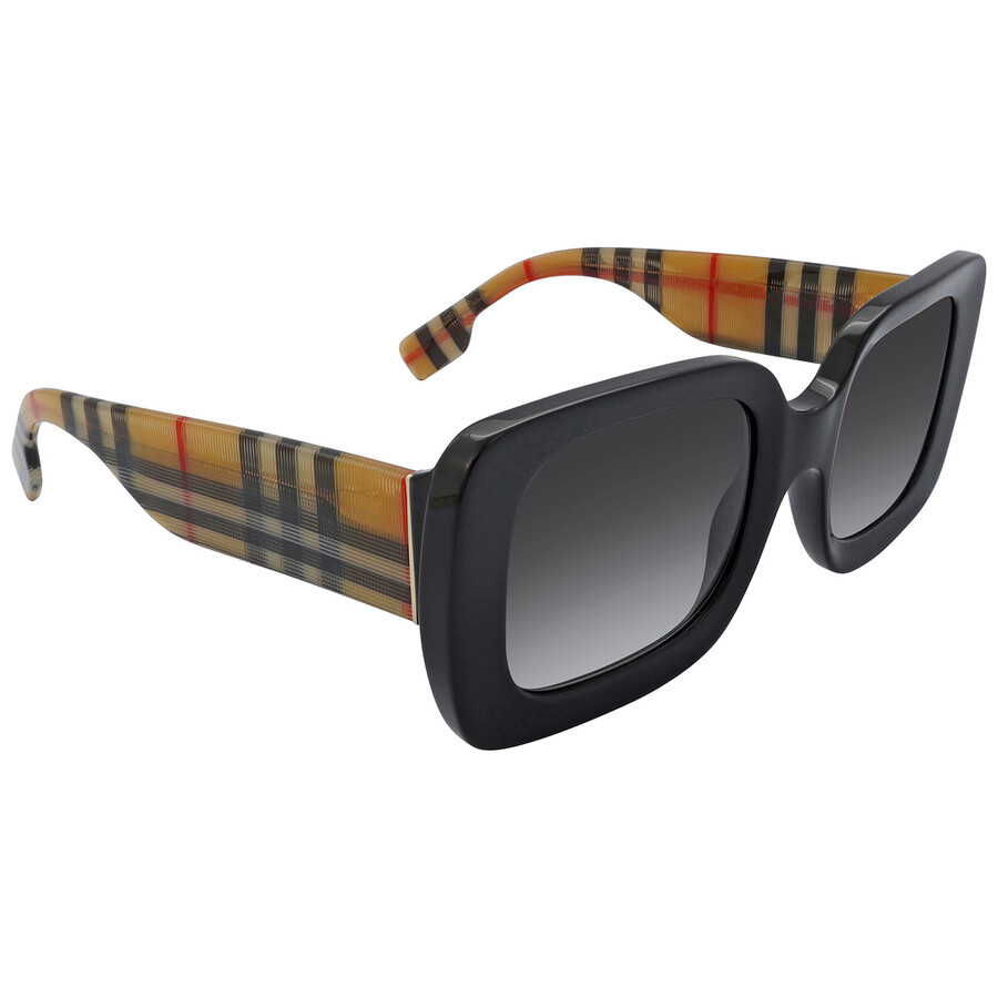 Burberry Delilah Gray Gradient Square Ladies Sunglasses BE4327 37578G