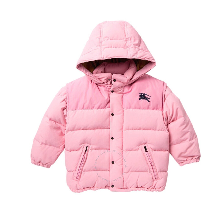 pink burberry jacket