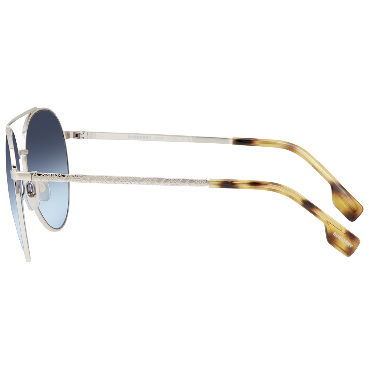 Burberry Gloucester Blue Gradient Pilot Ladies Sunglasses BE3115 100519 ...