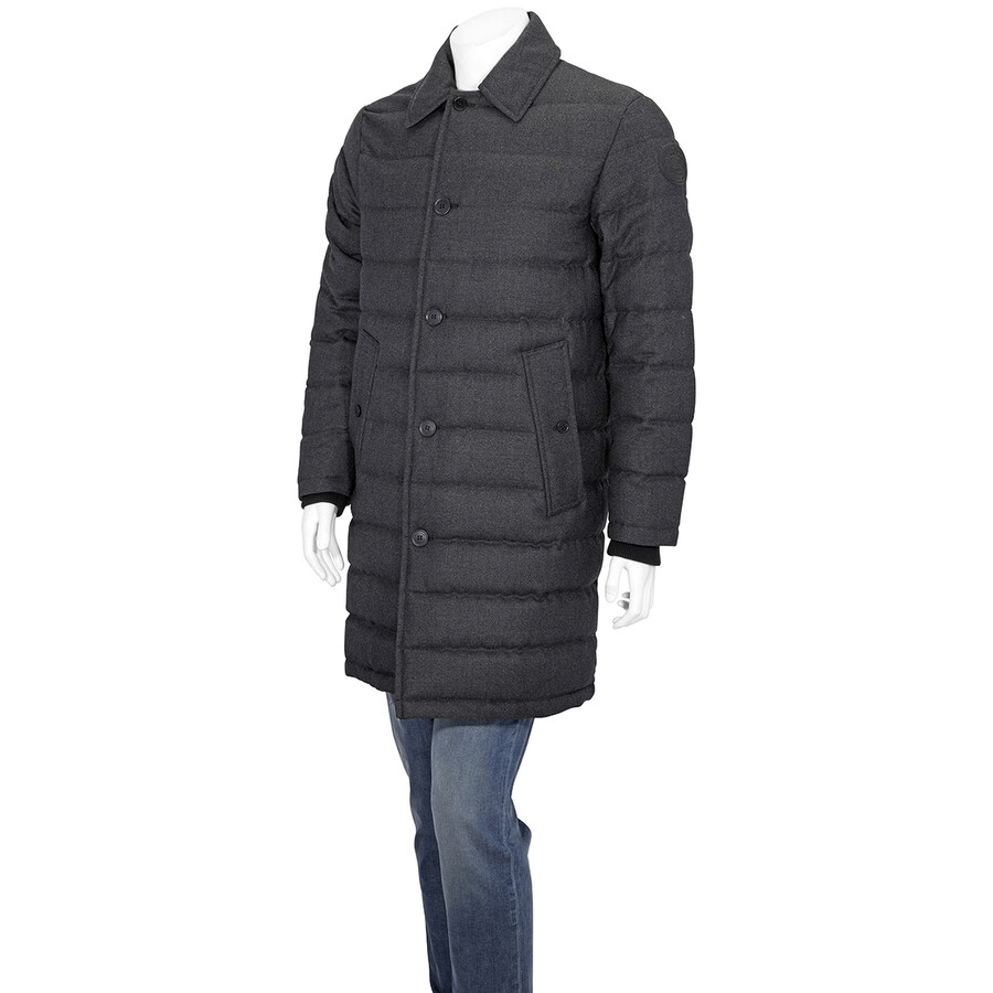 down filled wool coat