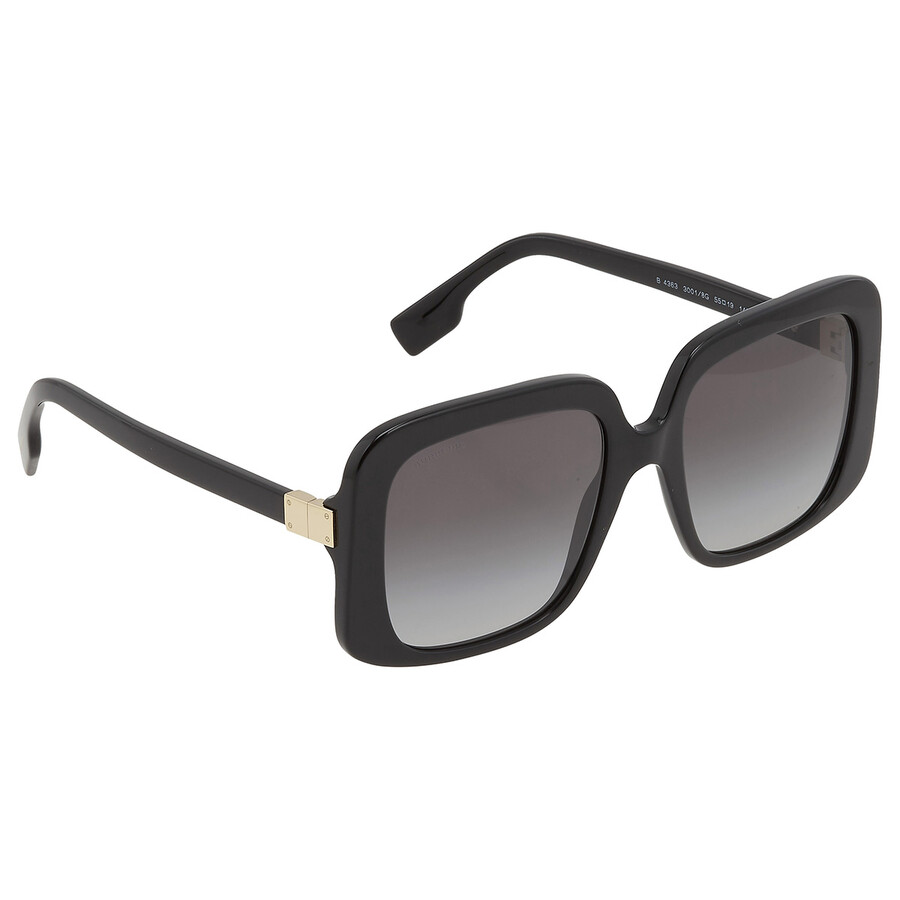 Burberry Grey Gradient Square Ladies Sunglasses BE4363 30018G 55