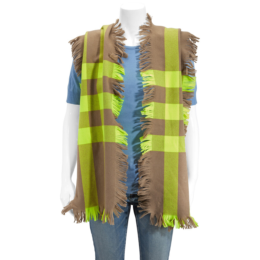 half mega fringe scarf