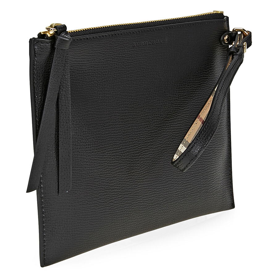 burberry leather pouch