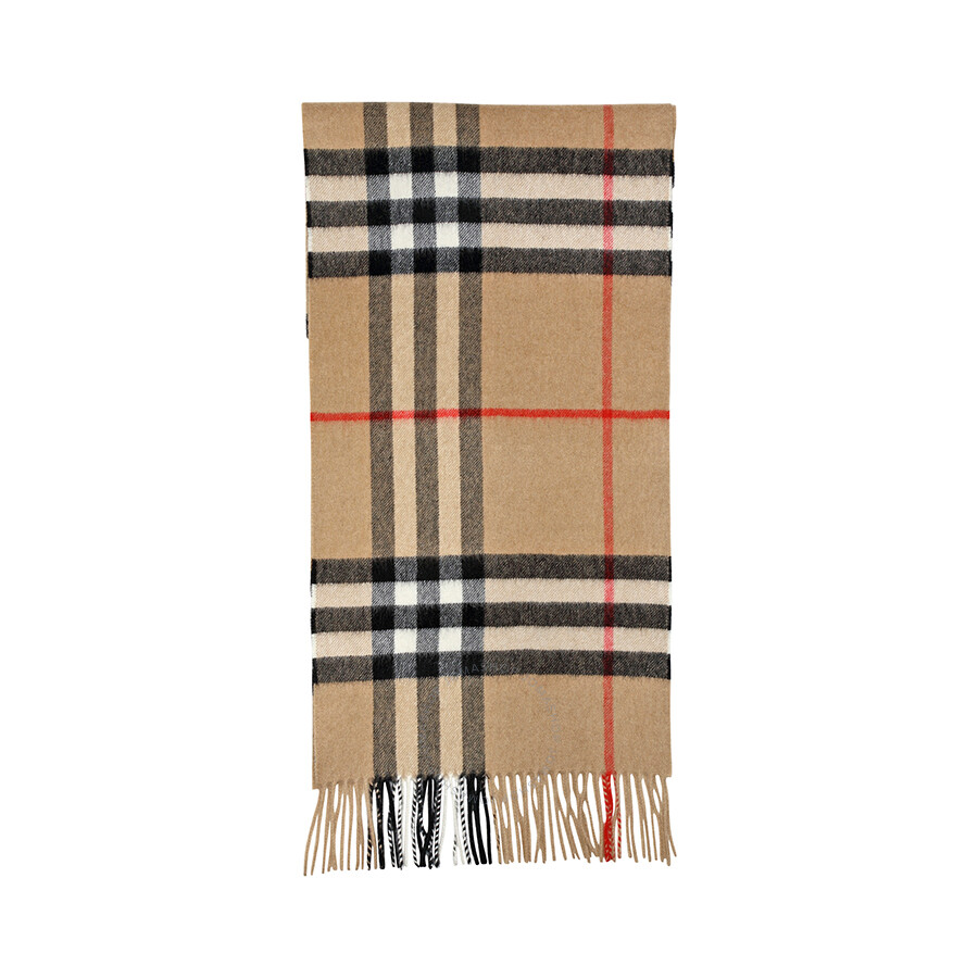 Burberry heritage camel check scarf 3929522 Clearance