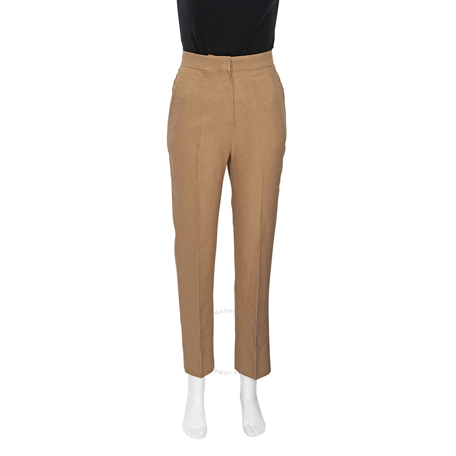 Ladies brown tailored trousers clearance