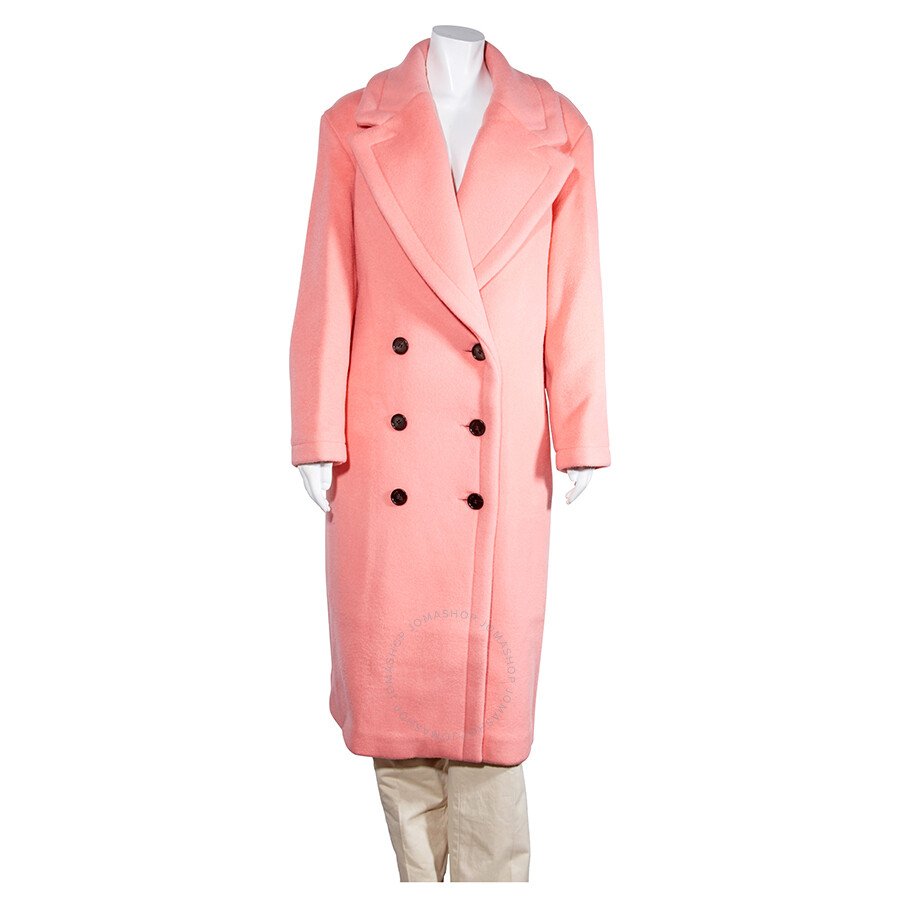 coral wool coat