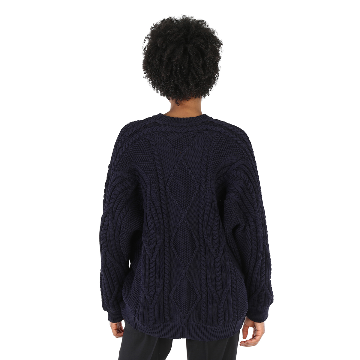 3684 Blue Back Detailed Jumper 