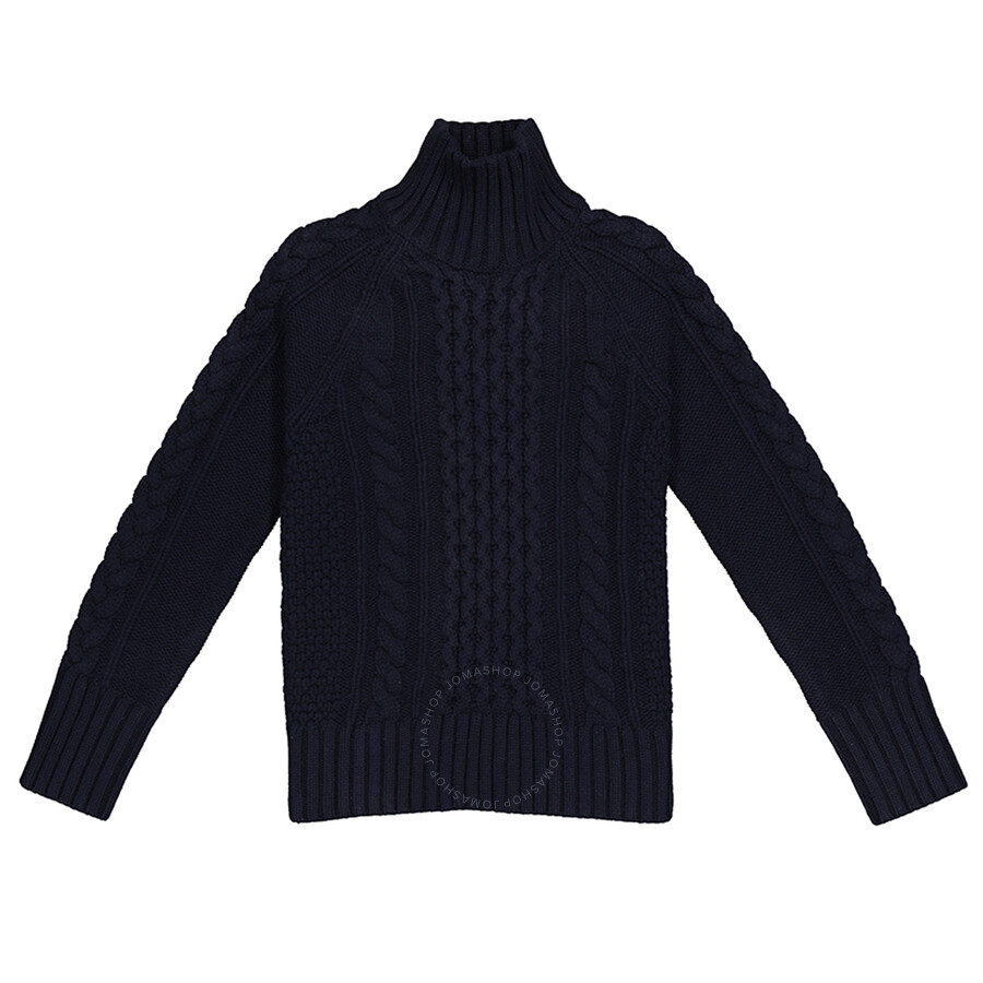 navy cashmere turtleneck