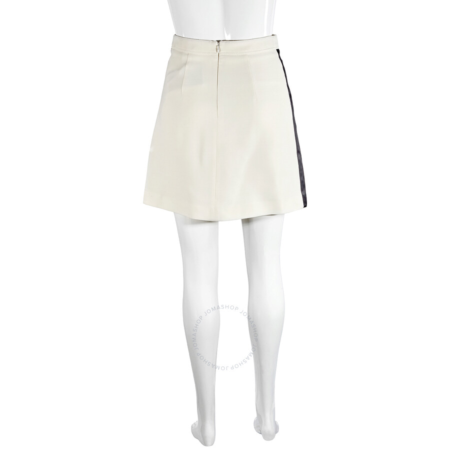 leather skirt with split