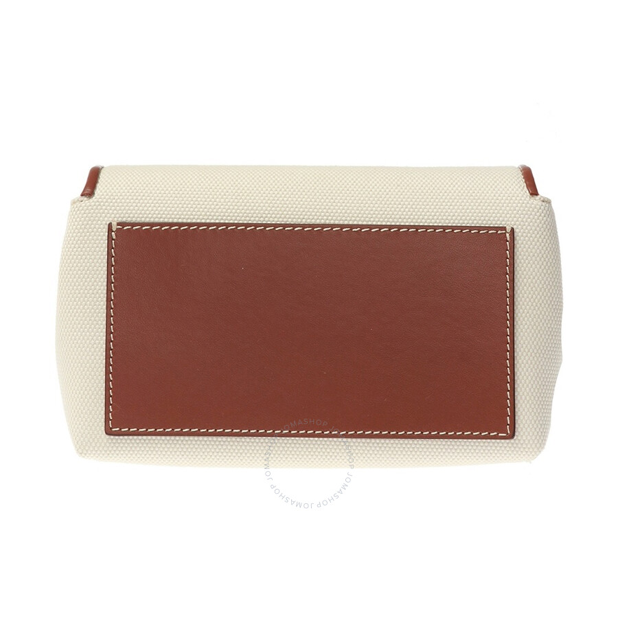 small horseferry print cotton canvas crossbody bag