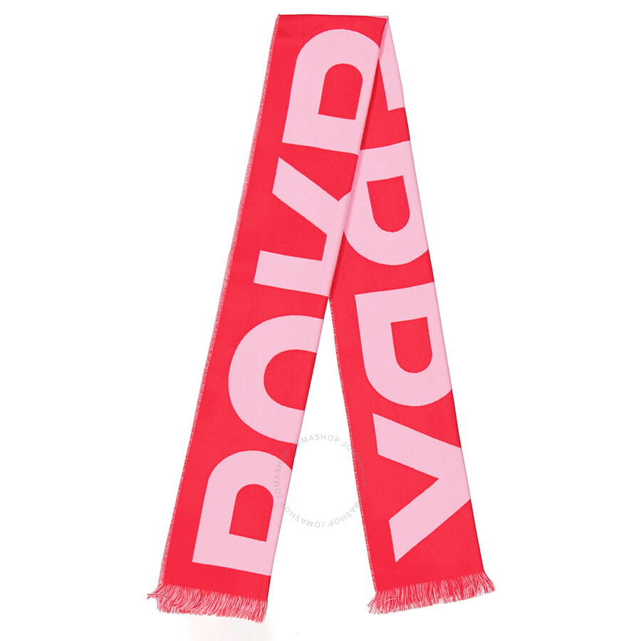 Burberry Logo Wool Fringed Football Scarf 8046386 5045626761619 Apparel