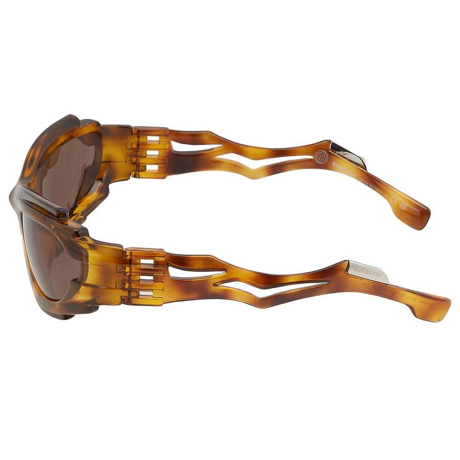 Burberry Marlowe Dark Brown Irregular Men's Sunglasses BE4384 401373 62