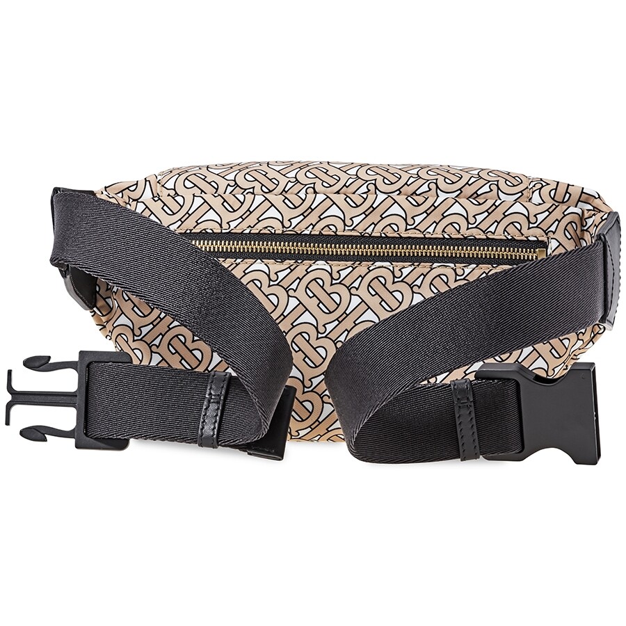 burberry medium monogram print bum bag