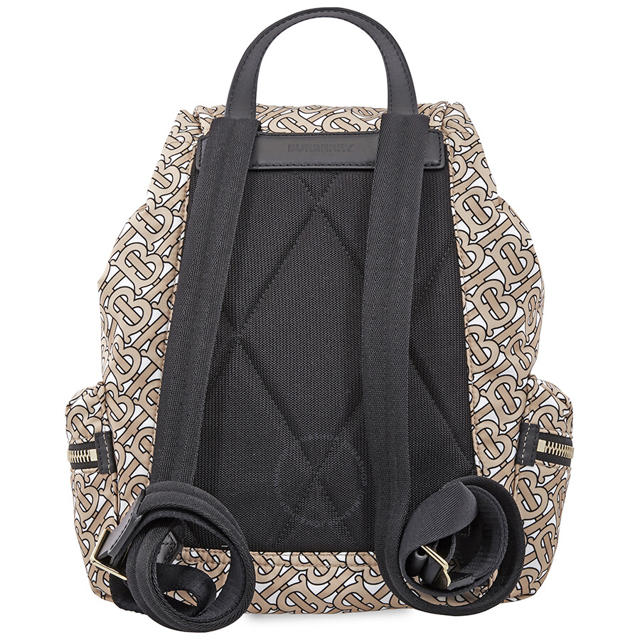 Burberry Medium Rucksack in Monogram Print Nylon-Beige 8011638 ...