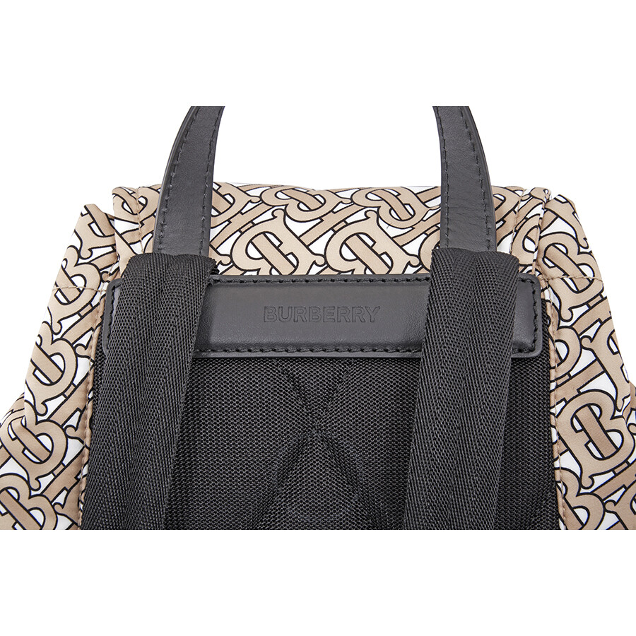 Burberry Medium Rucksack in Monogram Print Nylon-Beige 8011638 ...