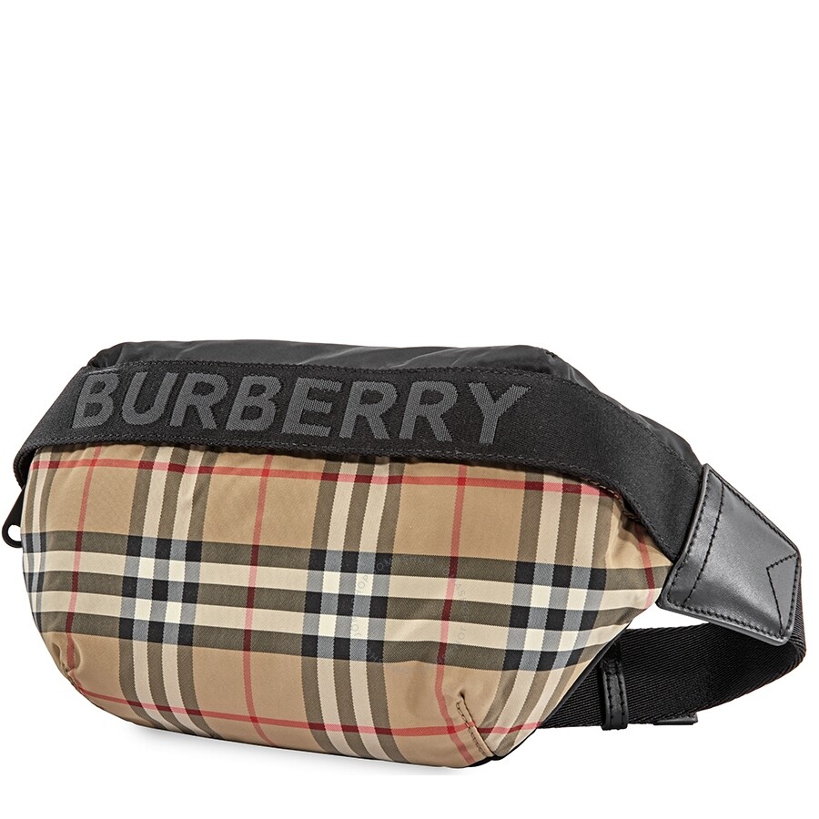 burberry vintage check bum bag