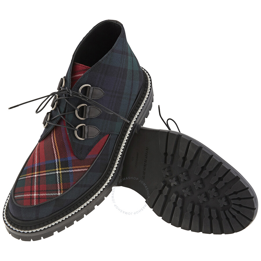 burberry red boots