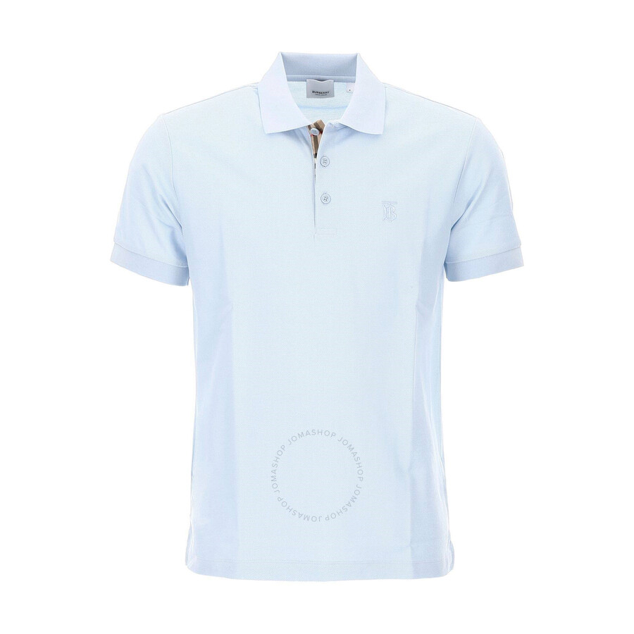 blue burberry polo shirt