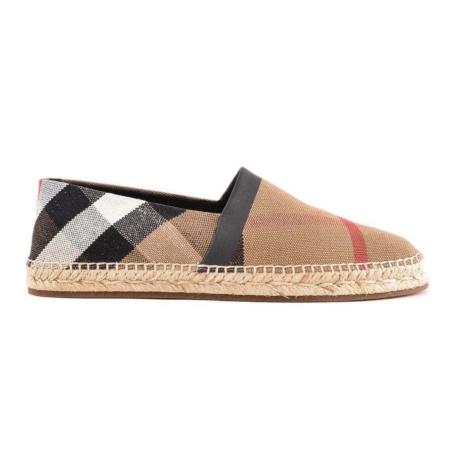 burberry check espadrilles