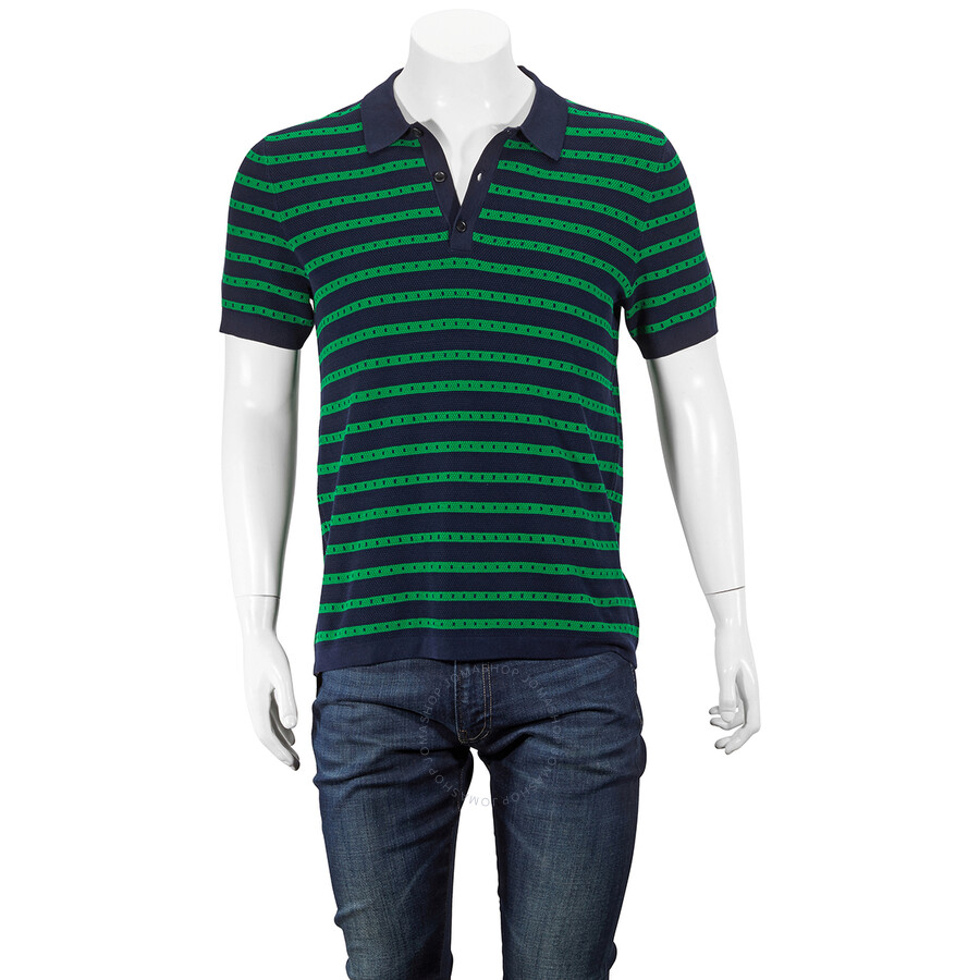 burberry striped polo