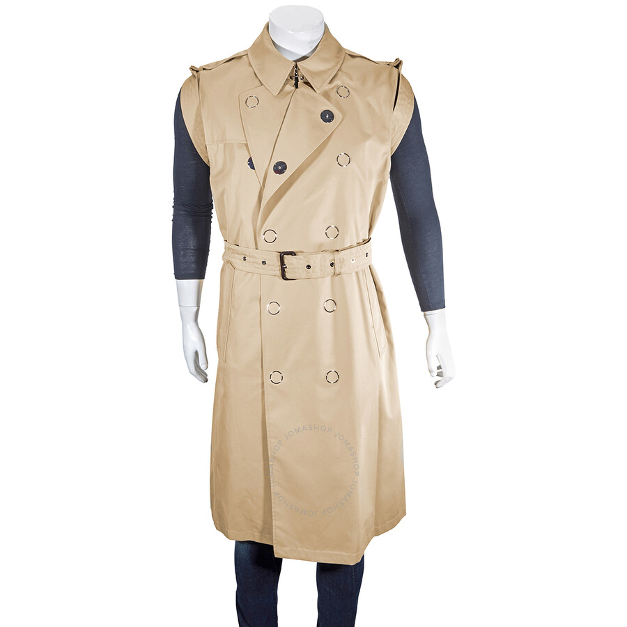 sleeveless trench