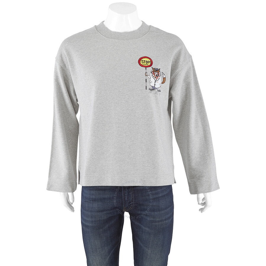 mens light grey sweatshirt
