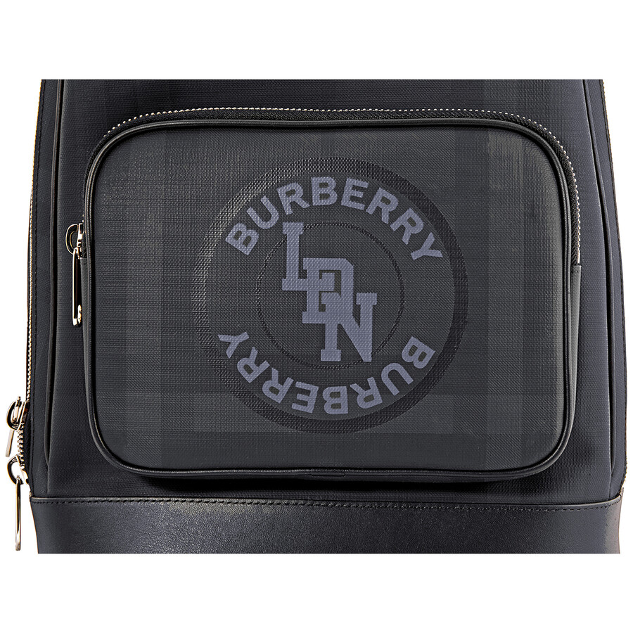 burberry london check and leather backpack