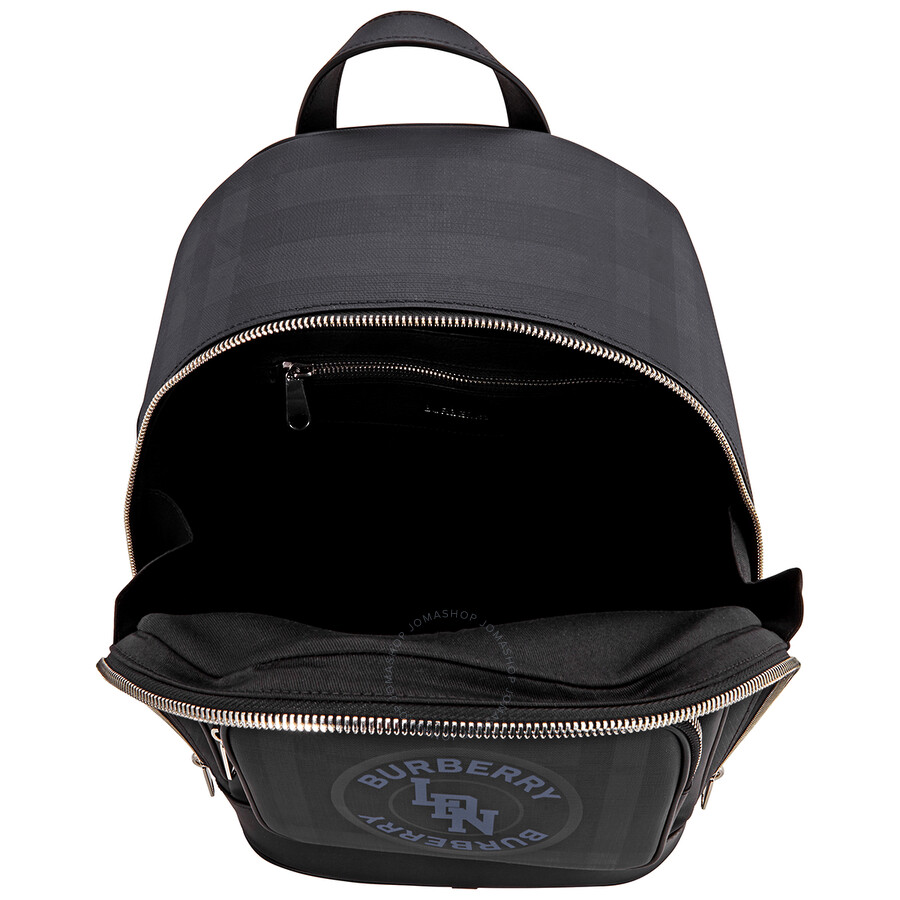 burberry london check and leather backpack