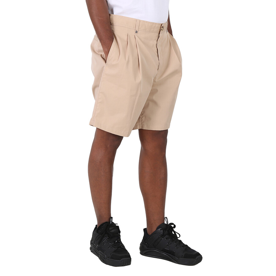 Burberry Men's Soft Fawn Chino Cotton Shorts, Brand Size 52 (Waist Size 35.8") 8042450 Apparel