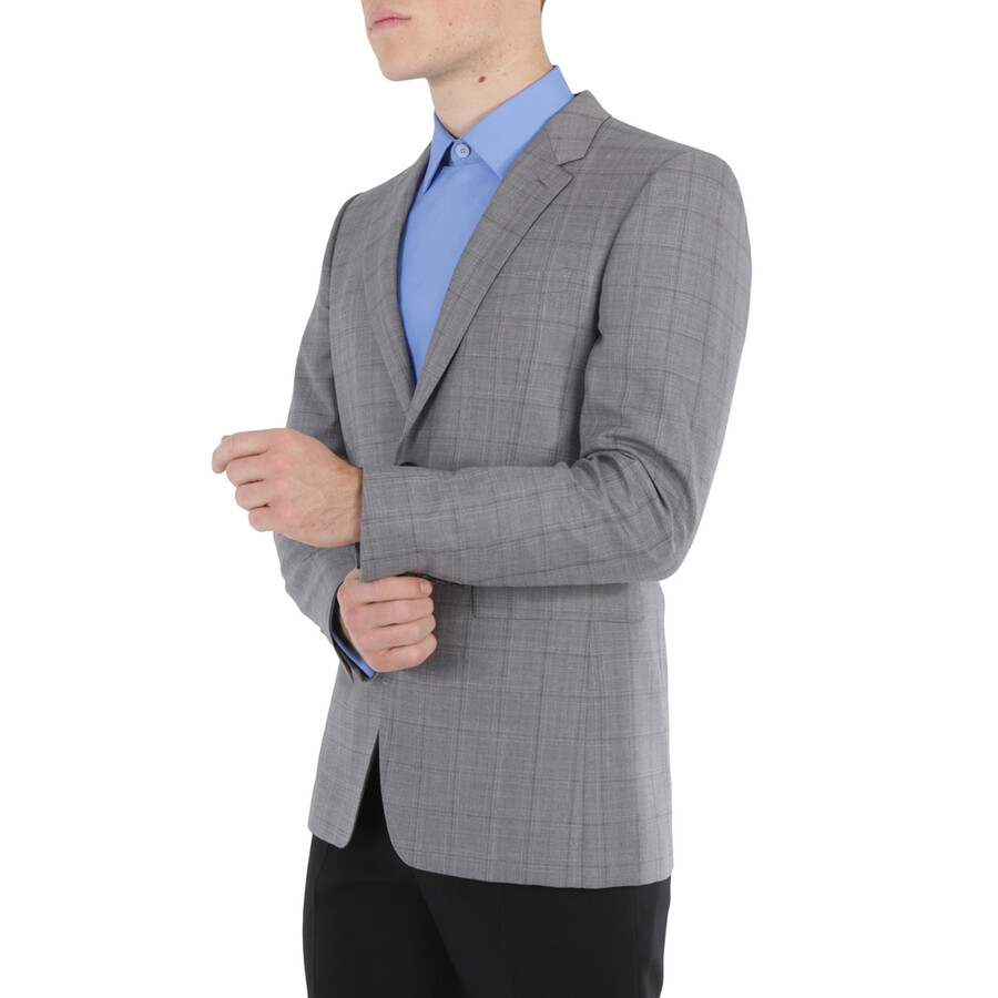 Burberry Mid Grey Melange Millbank 2 Suit Blazer, Brand Size 48R (US