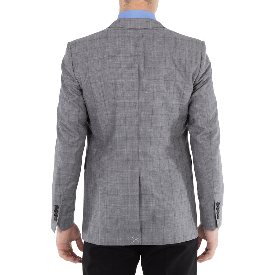 Burberry Mid Grey Melange Millbank 2 Suit Blazer, Brand Size 48R (US