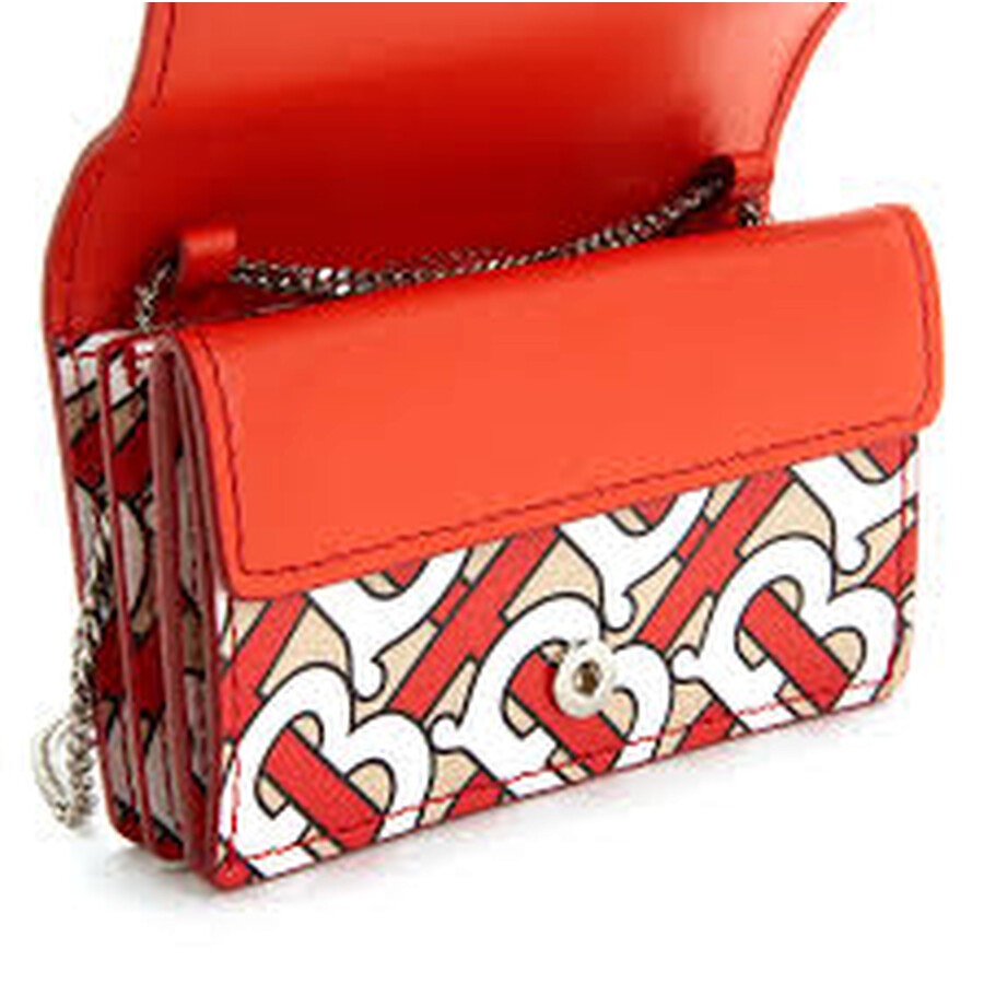 burberry monogram print crossbody wallet