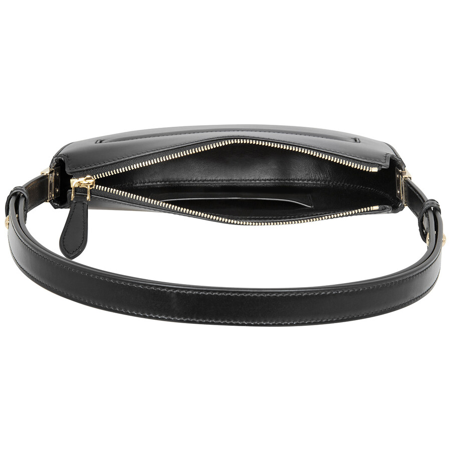 Burberry Olympia Mini Leather Shoulder Bag In Black 8051487