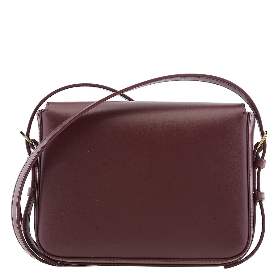 Burberry Oxblood Leather Small Grace Crossbody Bag 8067036