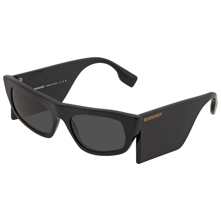 Burberry Palmer Dark Grey Irregular Ladies Sunglasses BE4385 300187 55