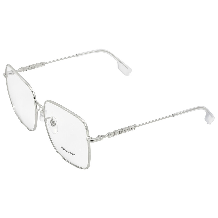 Burberry Quincy Demo Square Ladies Eyeglasses BE1378D 1005 57