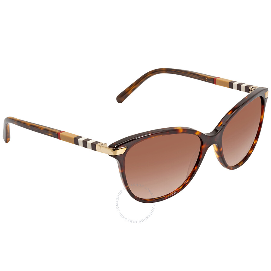 Burberry Brown Gradient Cat Eye Ladies Sunglasses BE4216 300213 57