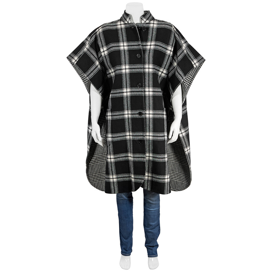 burberry reversible poncho